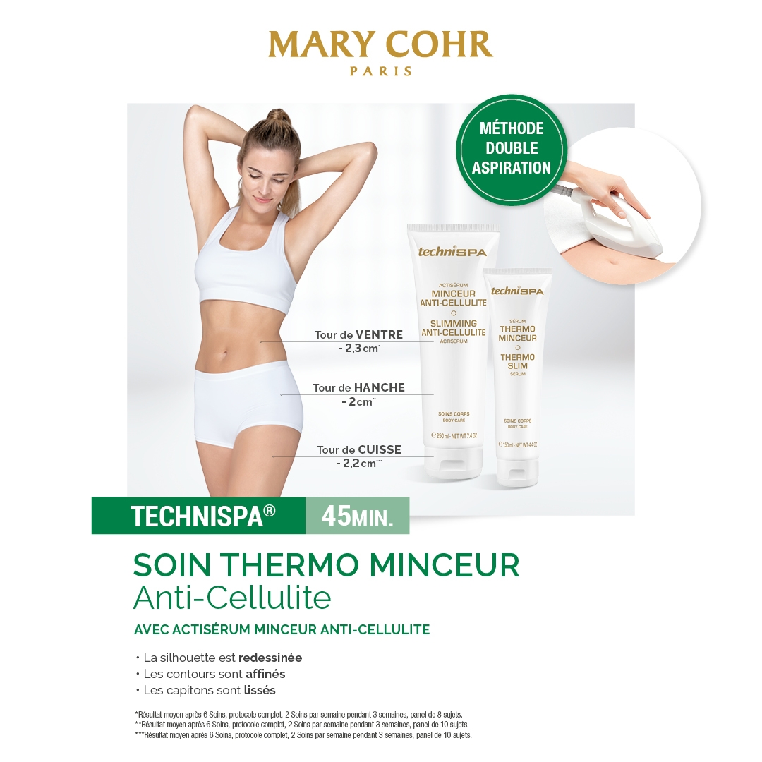 Découvrez le Soin TechniSPA Thermo-minceur anti-cellulite dans votre Institut de Beauté