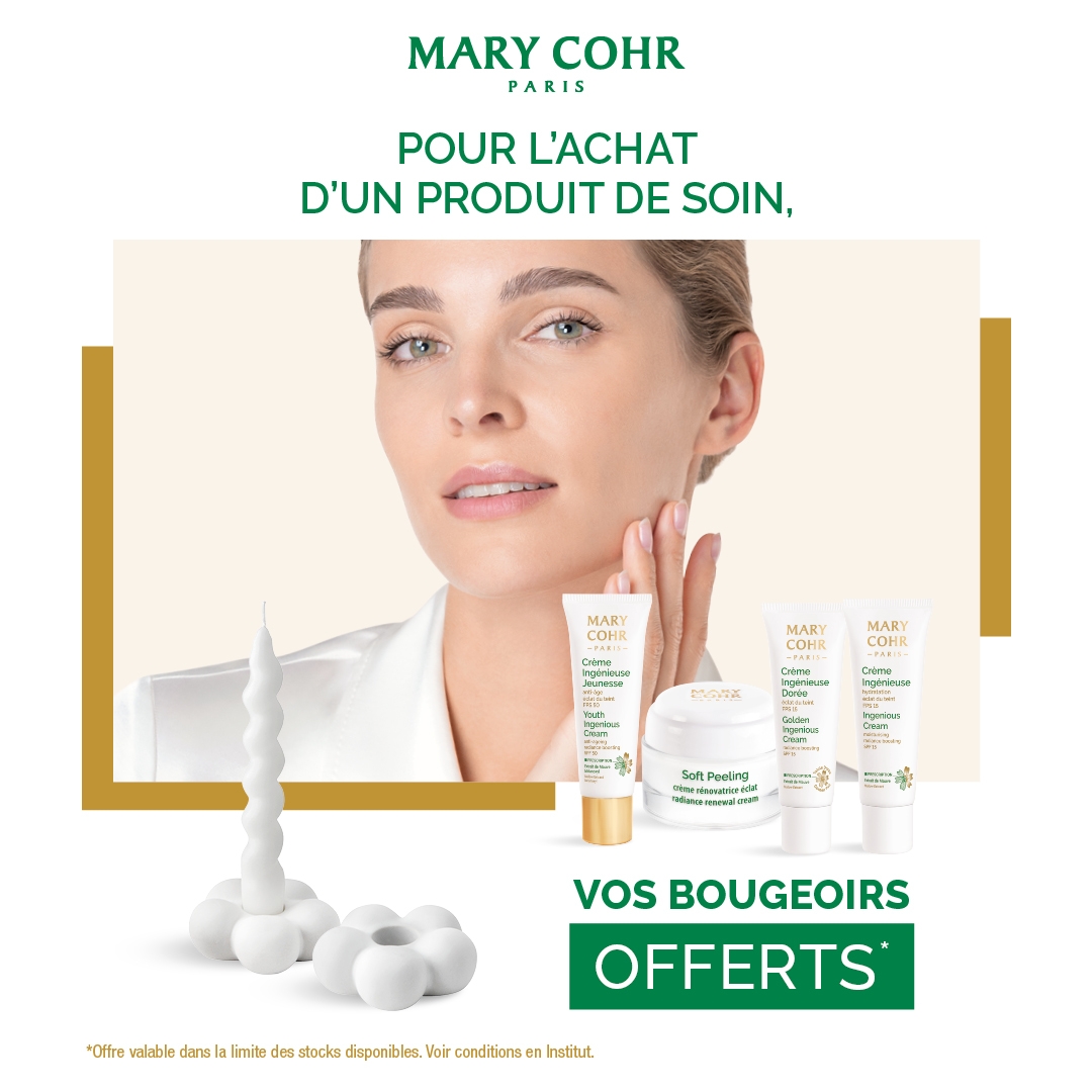 Offre Beauté dans mon Institut Mary Cohr