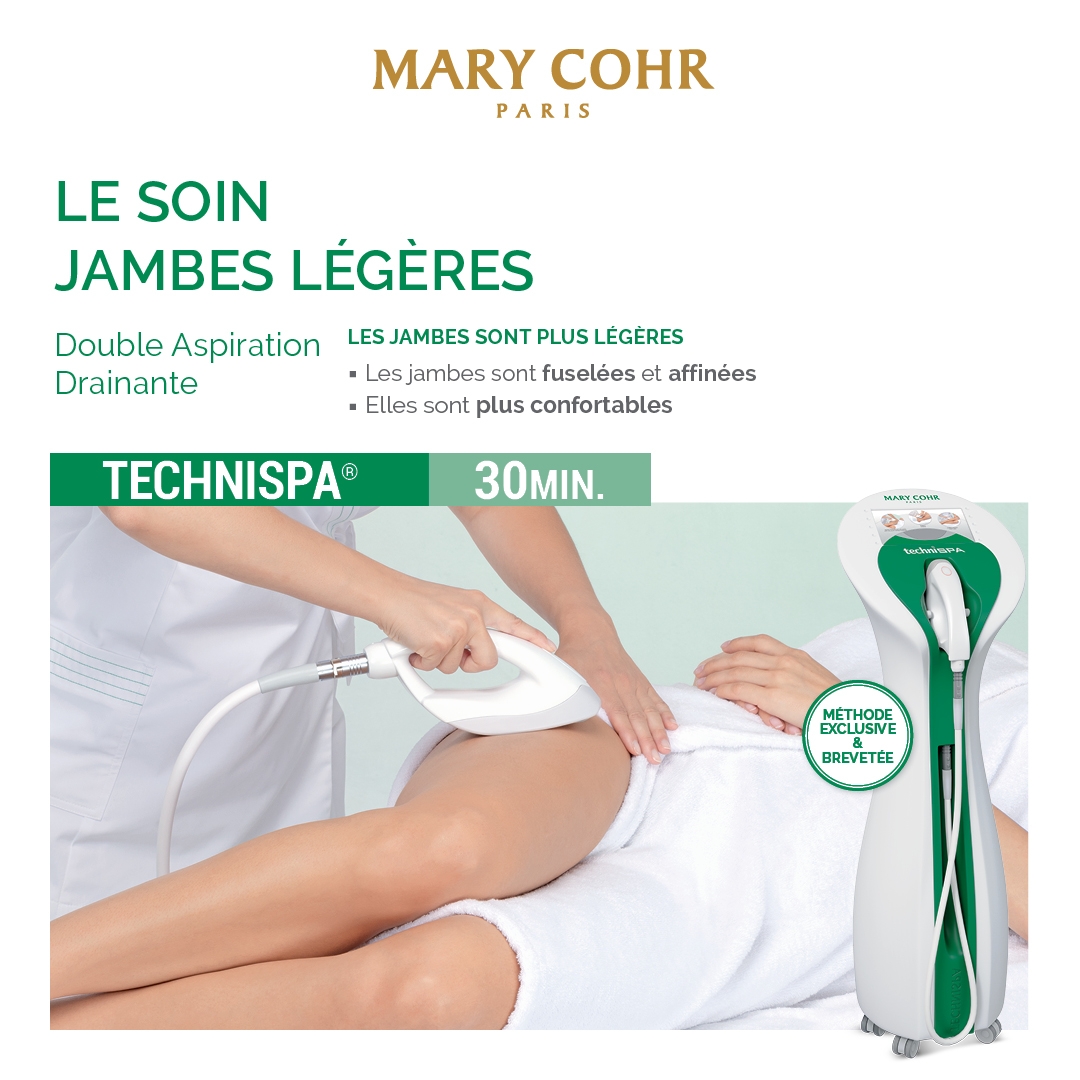 Retrouvez des jambes légères et confortables avec le soin TechniSPA® Jambes Légères