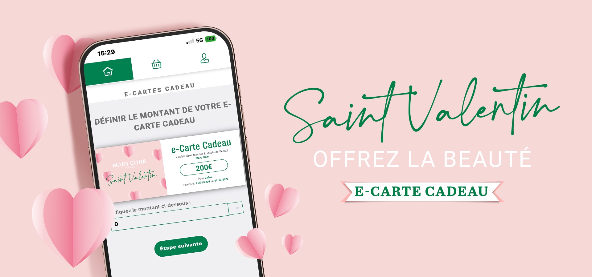 Votre e-carte cadeau Mary Cohr