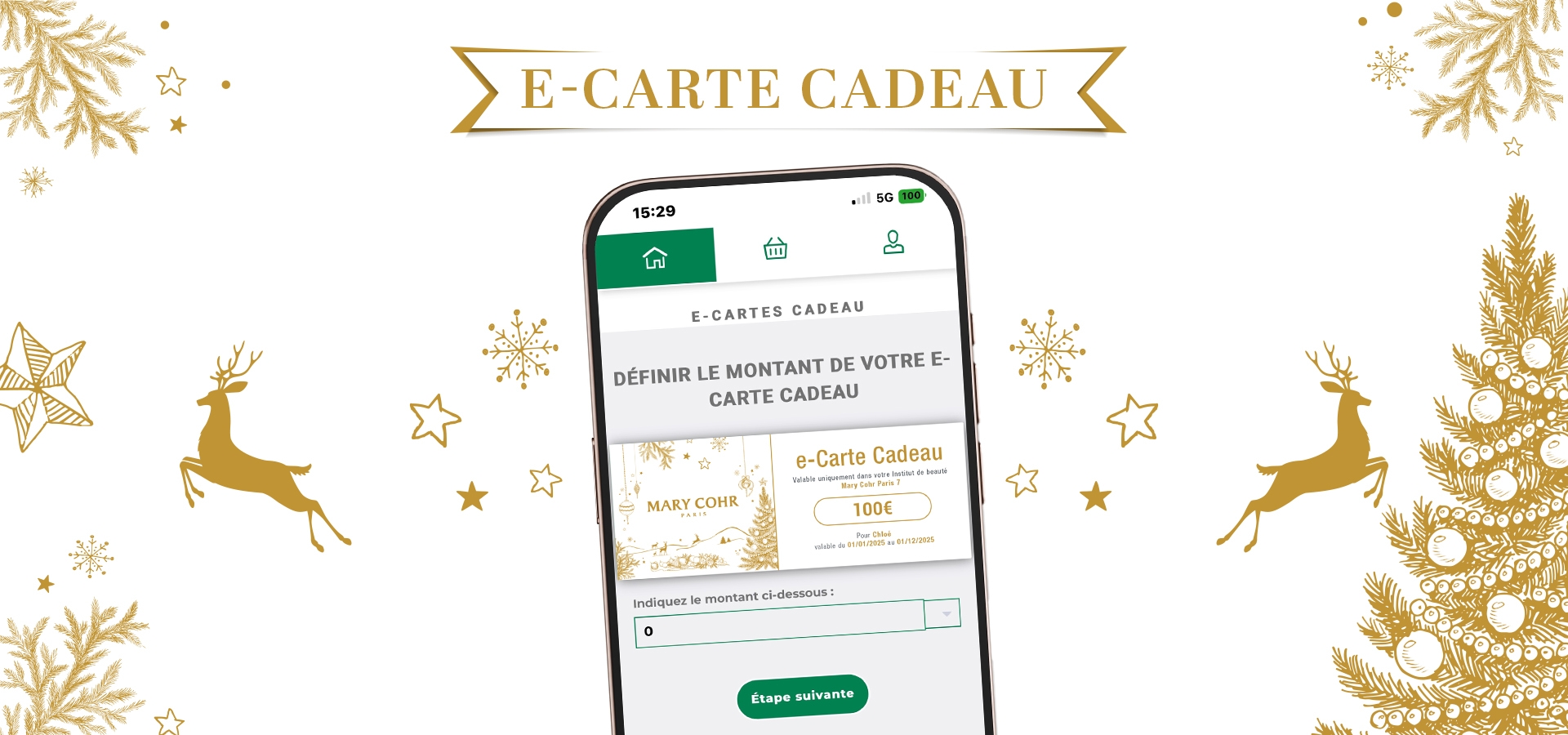 Votre e-carte cadeau Mary Cohr